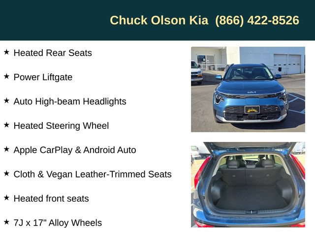 Certified 2024 Kia Niro Wind w/ Wind Preserve Package FWD image 10