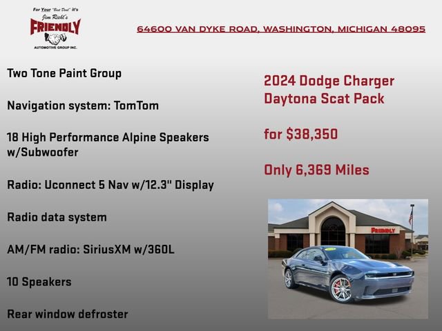 Used 2024 Dodge Charger Daytona Scat Pack w/ Plus Group AWD/4WD image 25