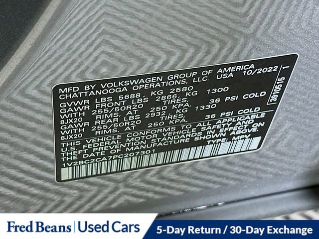 Used 2023 Volkswagen Atlas Cross Sport SEL AWD/4WD image 33