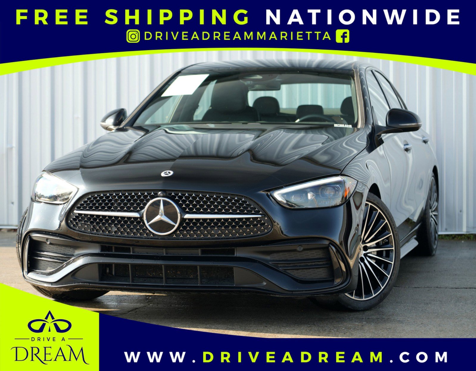 Used 2022 Mercedes-Benz C 300 Sedan w/ AMG Line w/ Night Package image 1