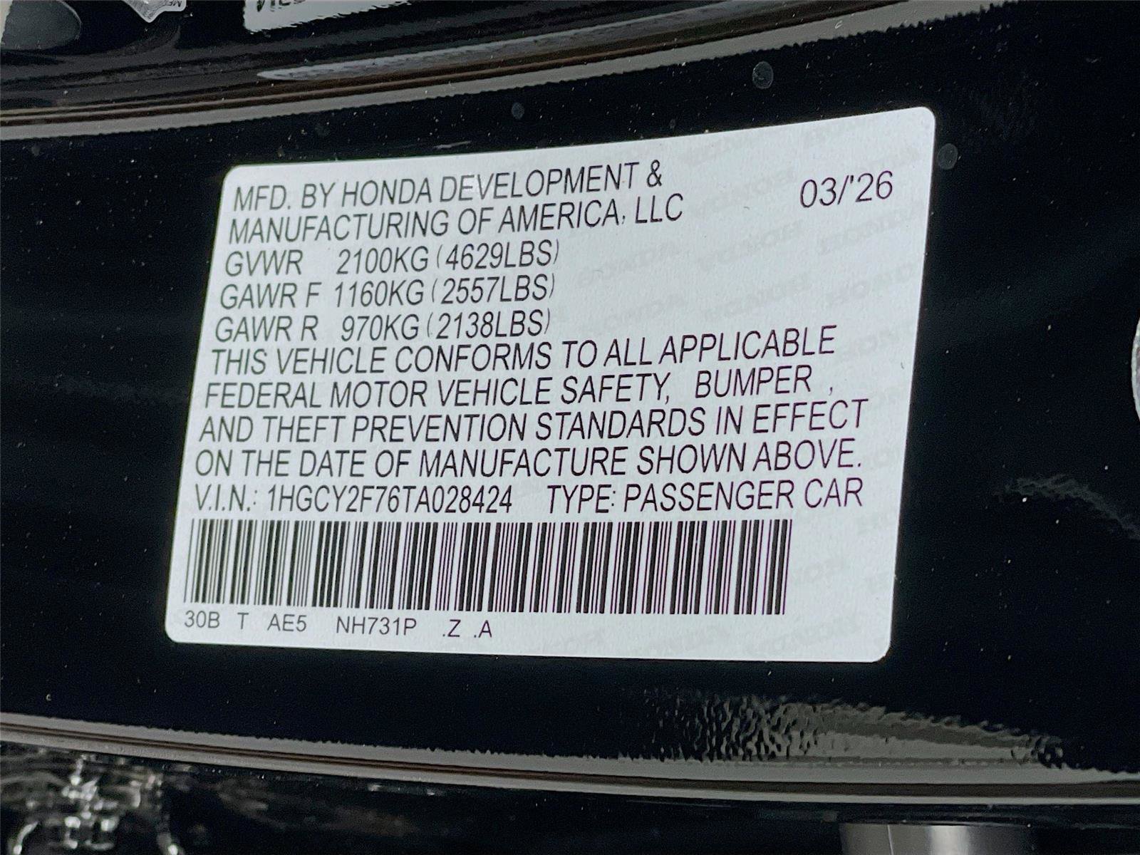 New 2026 Honda Accord Sport image 22