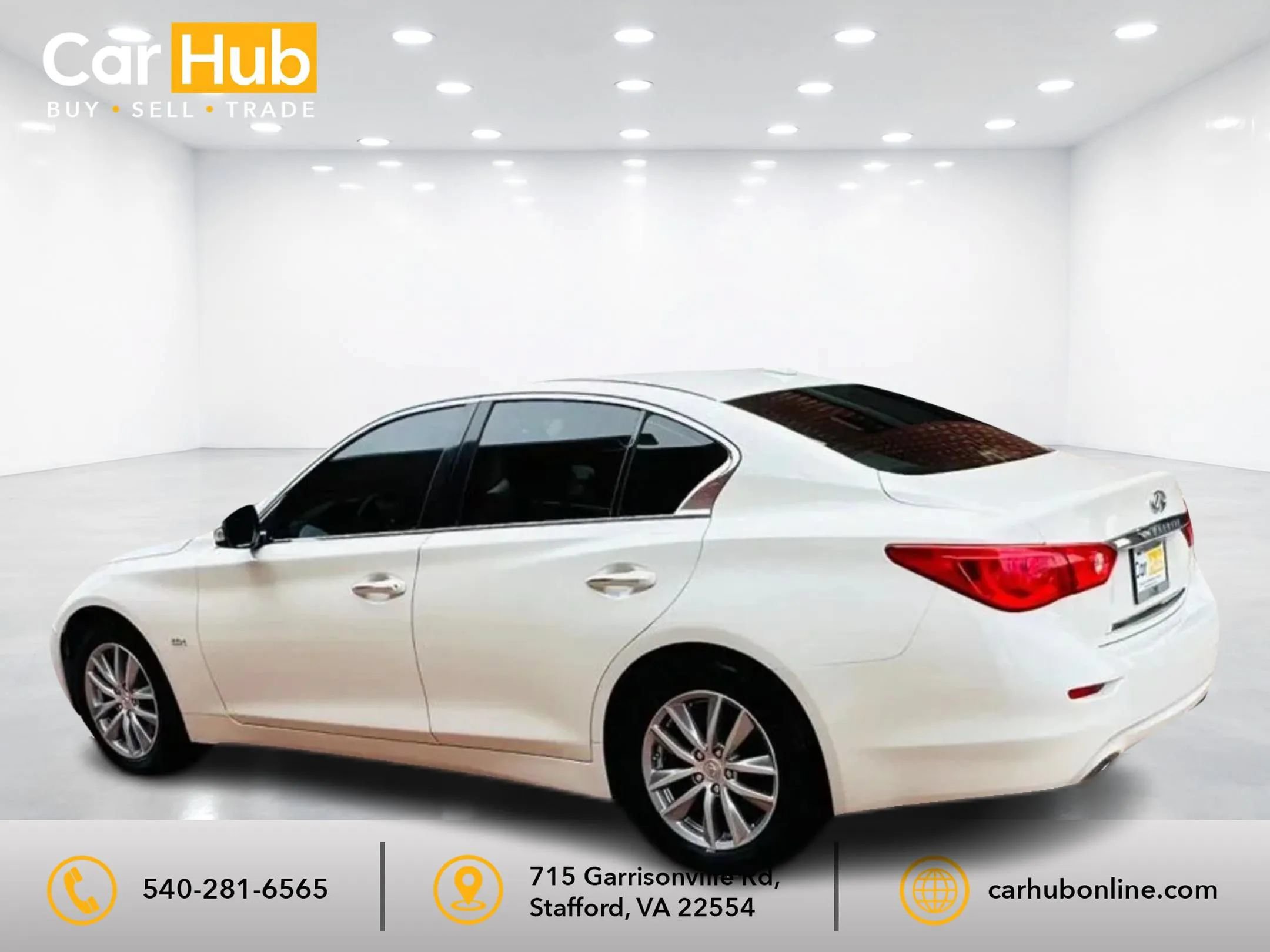 Used 2016 INFINITI Q50 2.0t w/ Moonroof Package RWD image 4