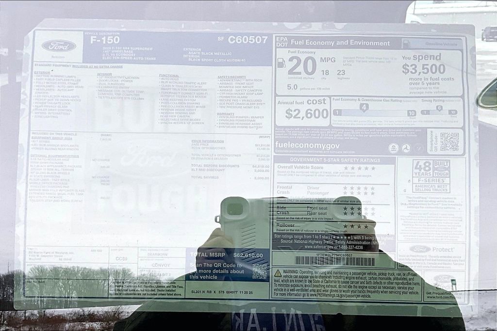 New 2025 Ford F150 XLT w/ Equipment Group 302A MID image 13