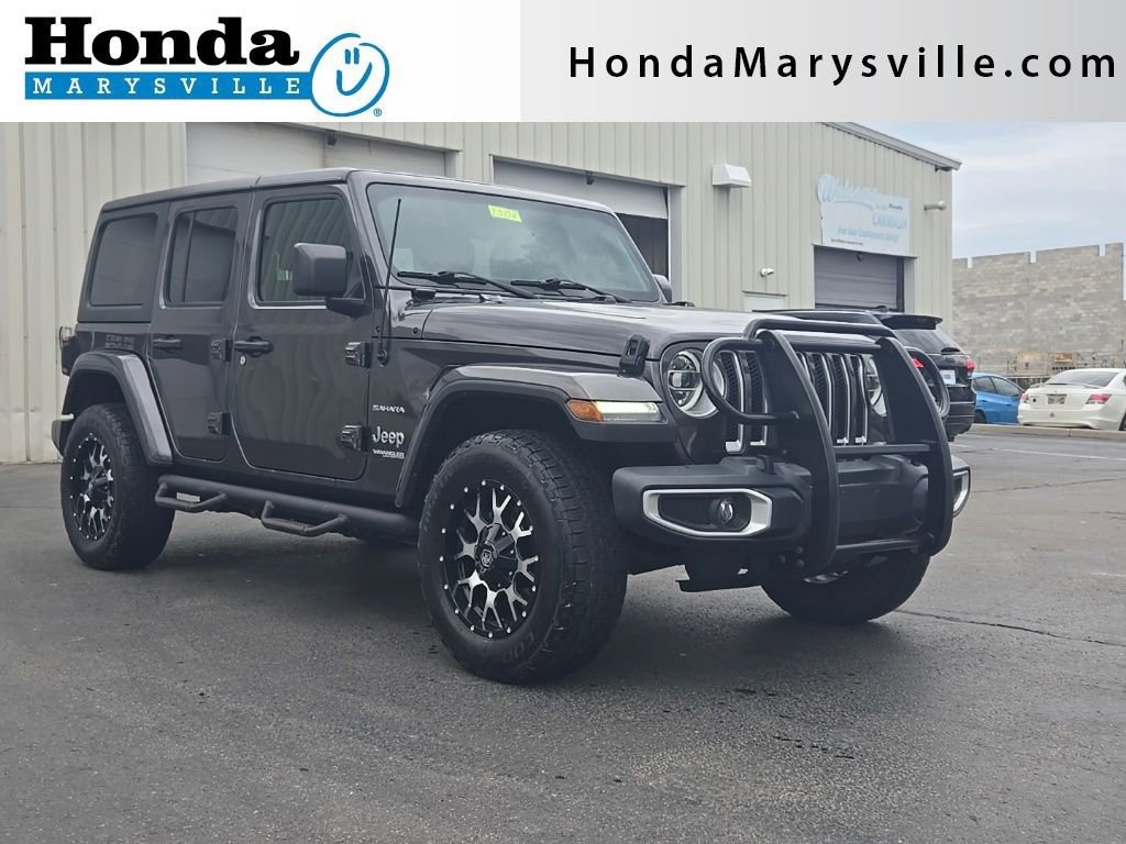 Used 2018 Jeep Wrangler Unlimited Sahara w/ Cold Weather Group image 1