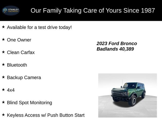 Used 2023 Ford Bronco Badlands image 9