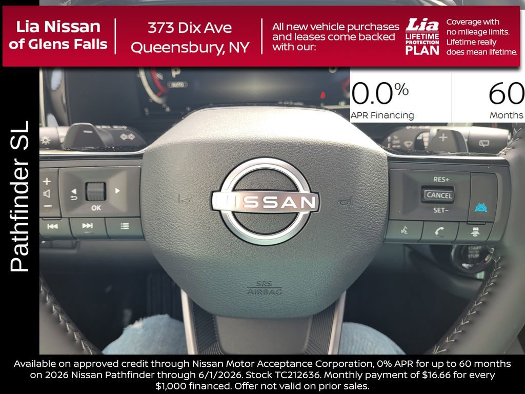 New 2026 Nissan Pathfinder SL w/ SL Premium Package AWD/4WD image 18