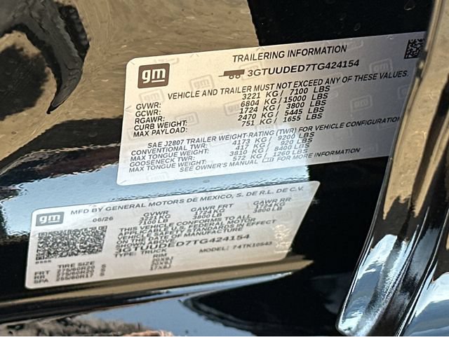 New 2026 GMC Sierra 1500 SLT w/ SLT Premium Plus Package AWD/4WD image 36