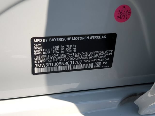 Used 2022 BMW 330i Sedan w/ Premium Package RWD image 40