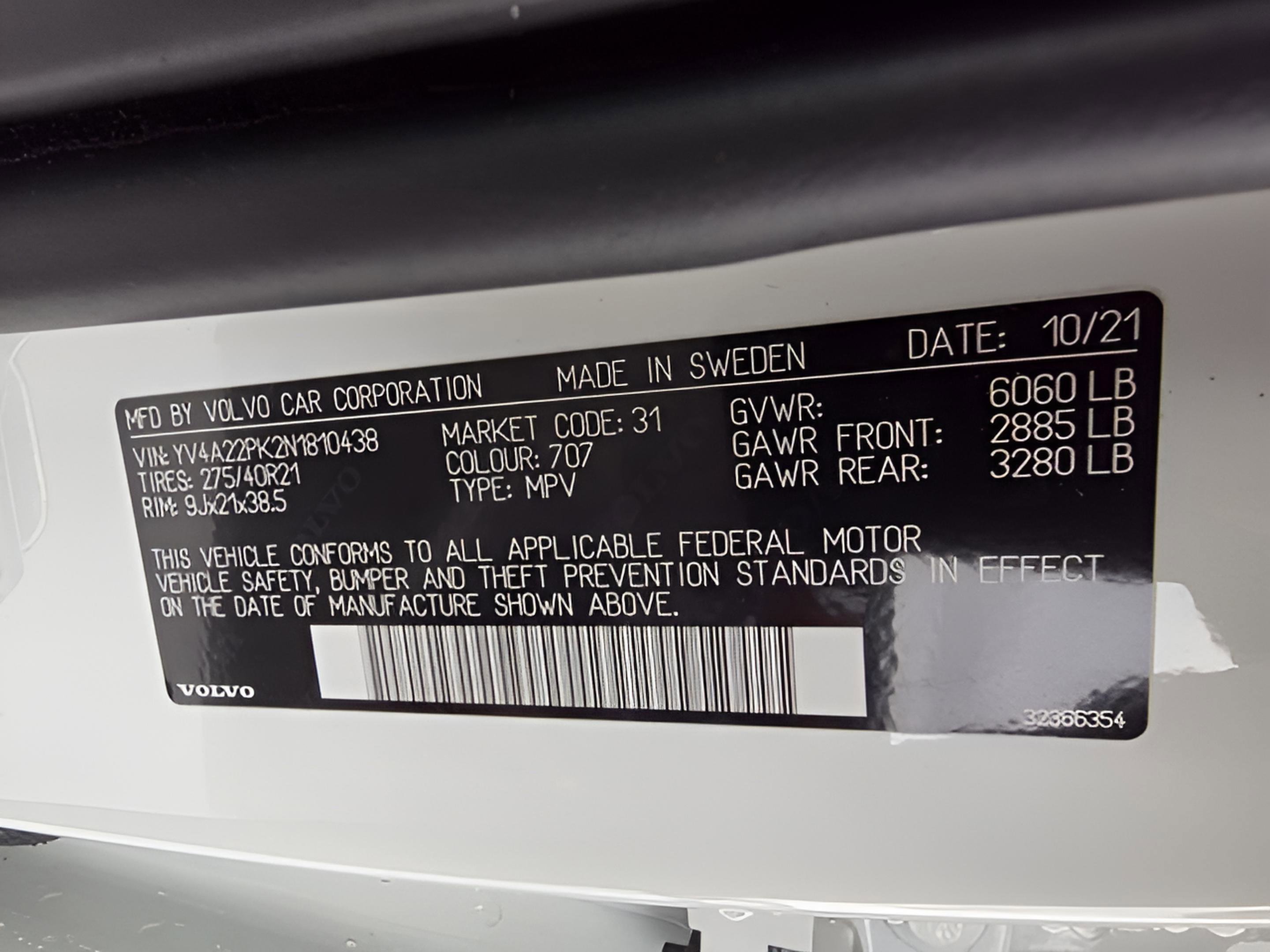 Used 2022 Volvo XC90 T6 Momentum w/ Climate Package image 23