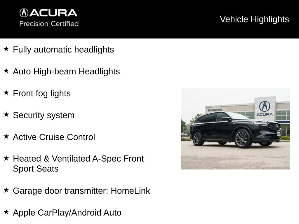 Certified 2022 Acura MDX A-Spec AWD/4WD image 17