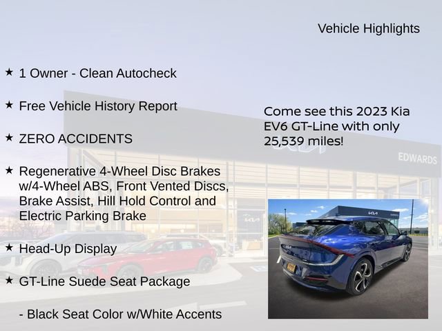 Used 2023 Kia EV6 GT-Line w/ GT-Line Suede Seat Package AWD/4WD image 11