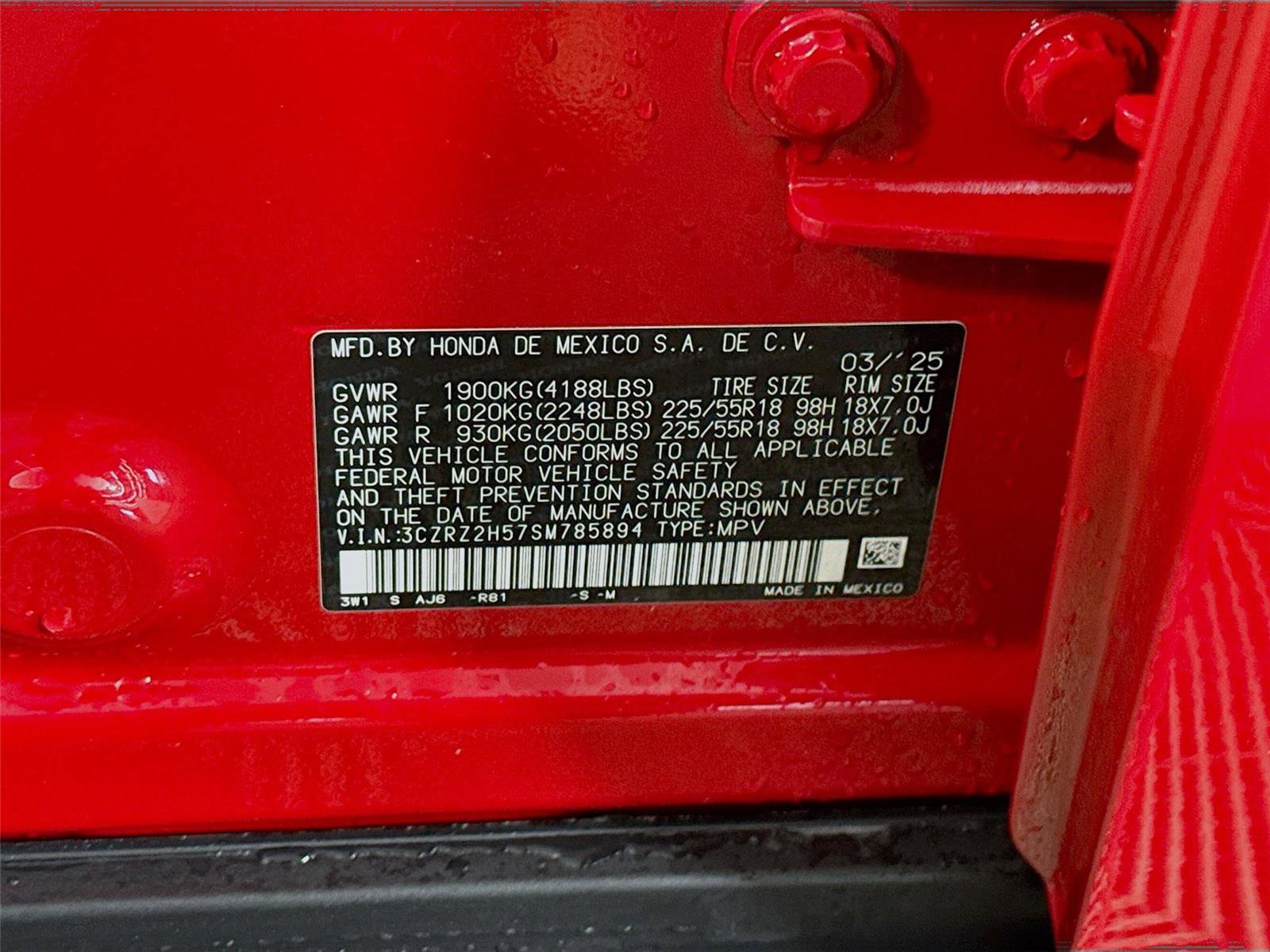 Used 2025 Honda HR-V Sport image 23