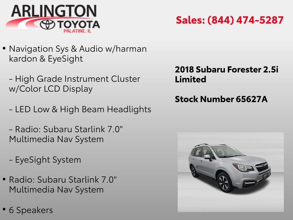 Used 2018 Subaru Forester 2.5i Limited AWD/4WD video 2