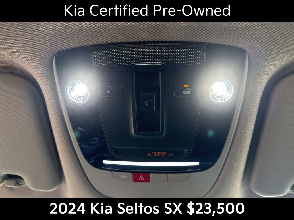 Certified 2024 Kia Seltos SX w/ SX Sunroof Package image 34