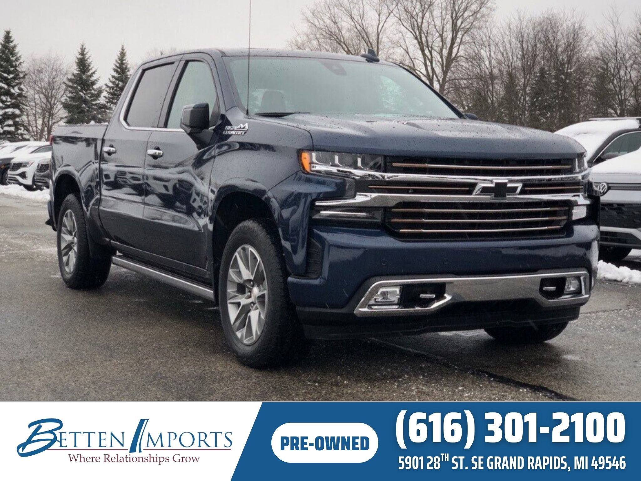 Used 2020 Chevrolet Silverado 1500 High Country w/ Technology Package image 1