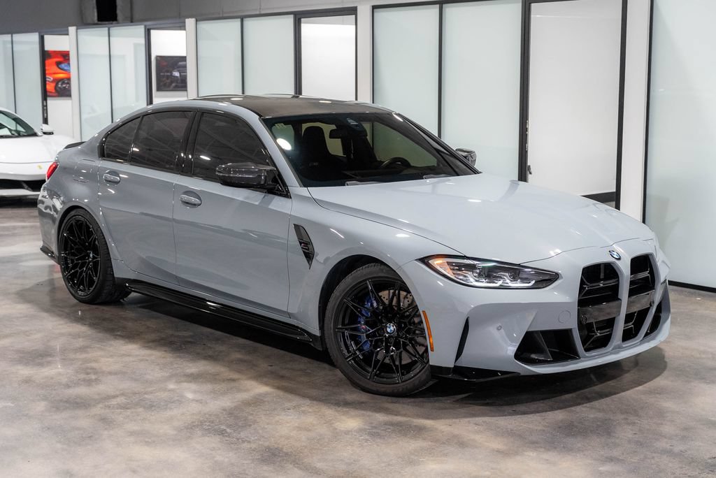 Used 2024 BMW M3 Competition w/ M Carbon Exterior Package RWD image 24