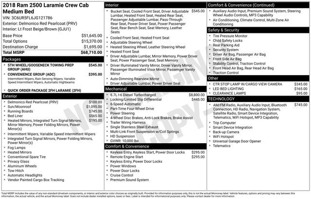 Used 2018 RAM 2500 Laramie image 35