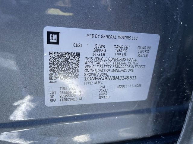 Used 2021 Chevrolet Traverse RS w/ LPO, Floor Liner Package image 35