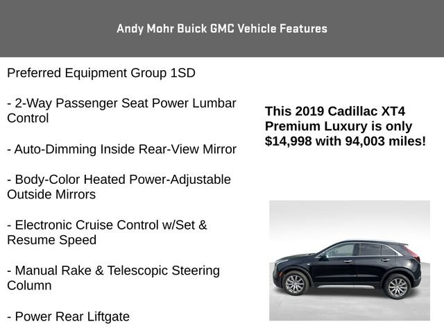 Used 2019 Cadillac XT4 Premium Luxury w/ Cold Weather Package image 12