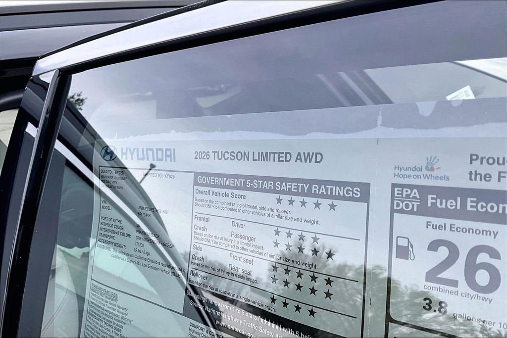New 2026 Hyundai Tucson Limited w/ Tow & Go Package image 14