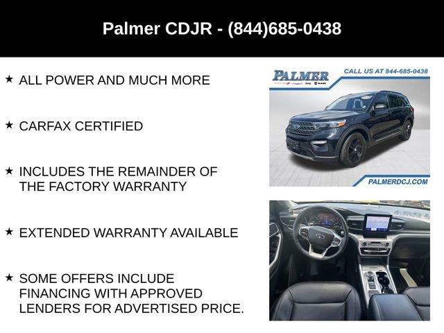 Used 2022 Ford Explorer XLT w/ Equipment Group 202A RWD image 24