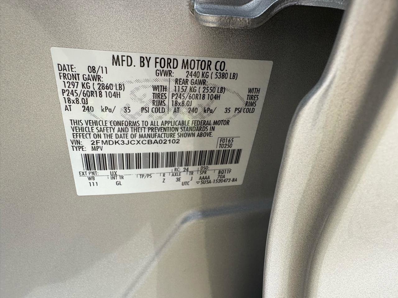 Used 2012 Ford Edge SEL image 18