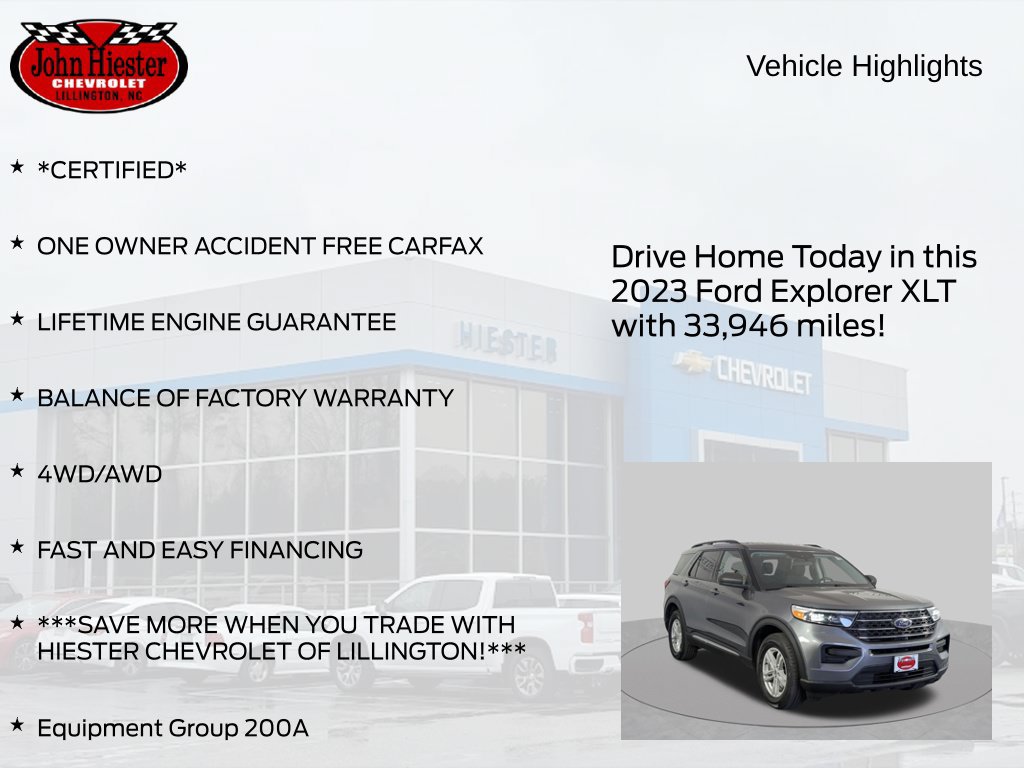 Used 2023 Ford Explorer XLT AWD/4WD image 5