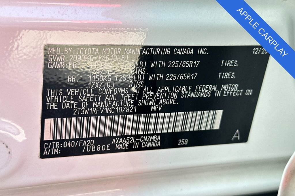 Used 2021 Toyota RAV4 XLE w/ Carpet Mat Package (TMS) image 35