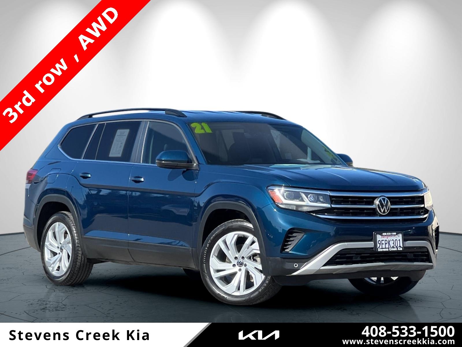Used 2021 Volkswagen Atlas SE