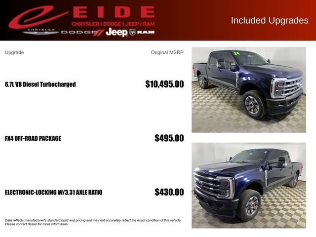 Used 2024 Ford F250 King Ranch w/ FX4 Off-Road Package image 12