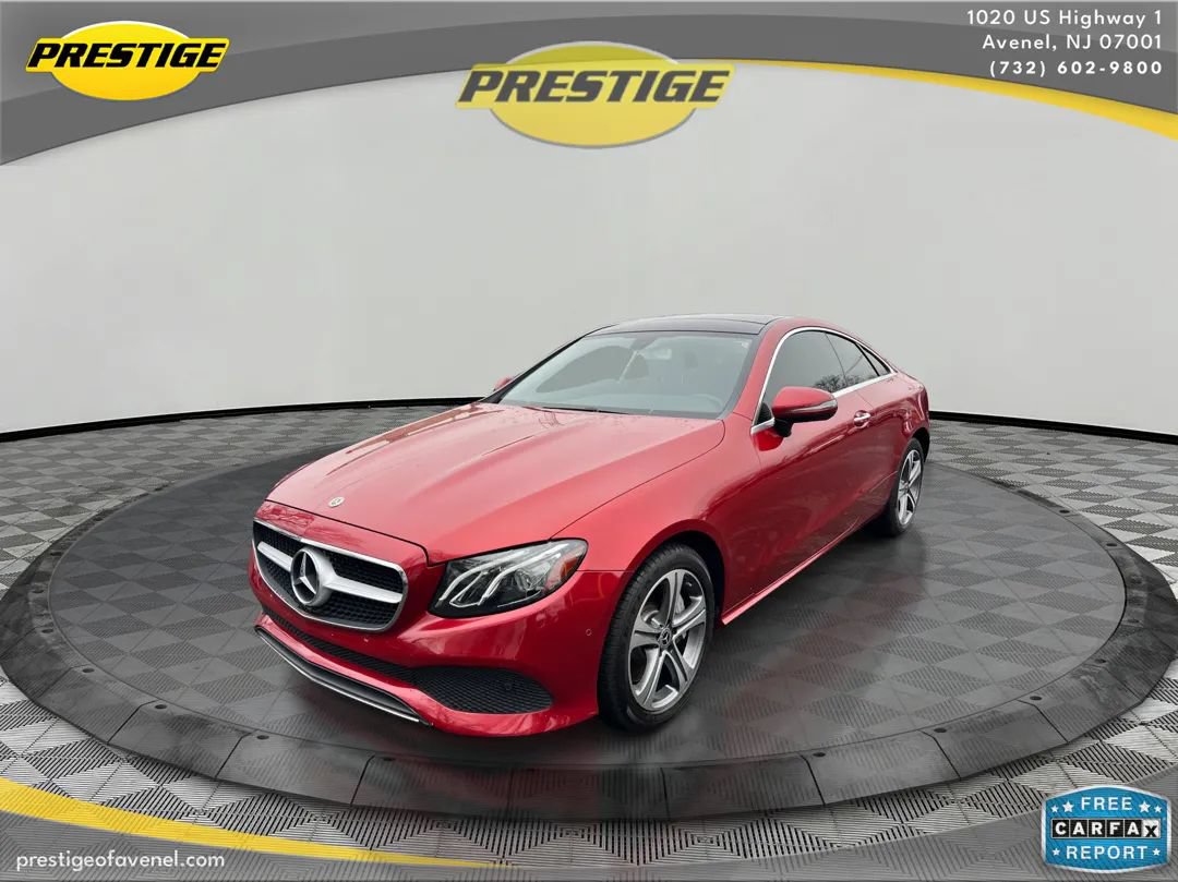Used 2018 Mercedes-Benz E 400 4MATIC Coupe w/ Premium 1 Package image 1