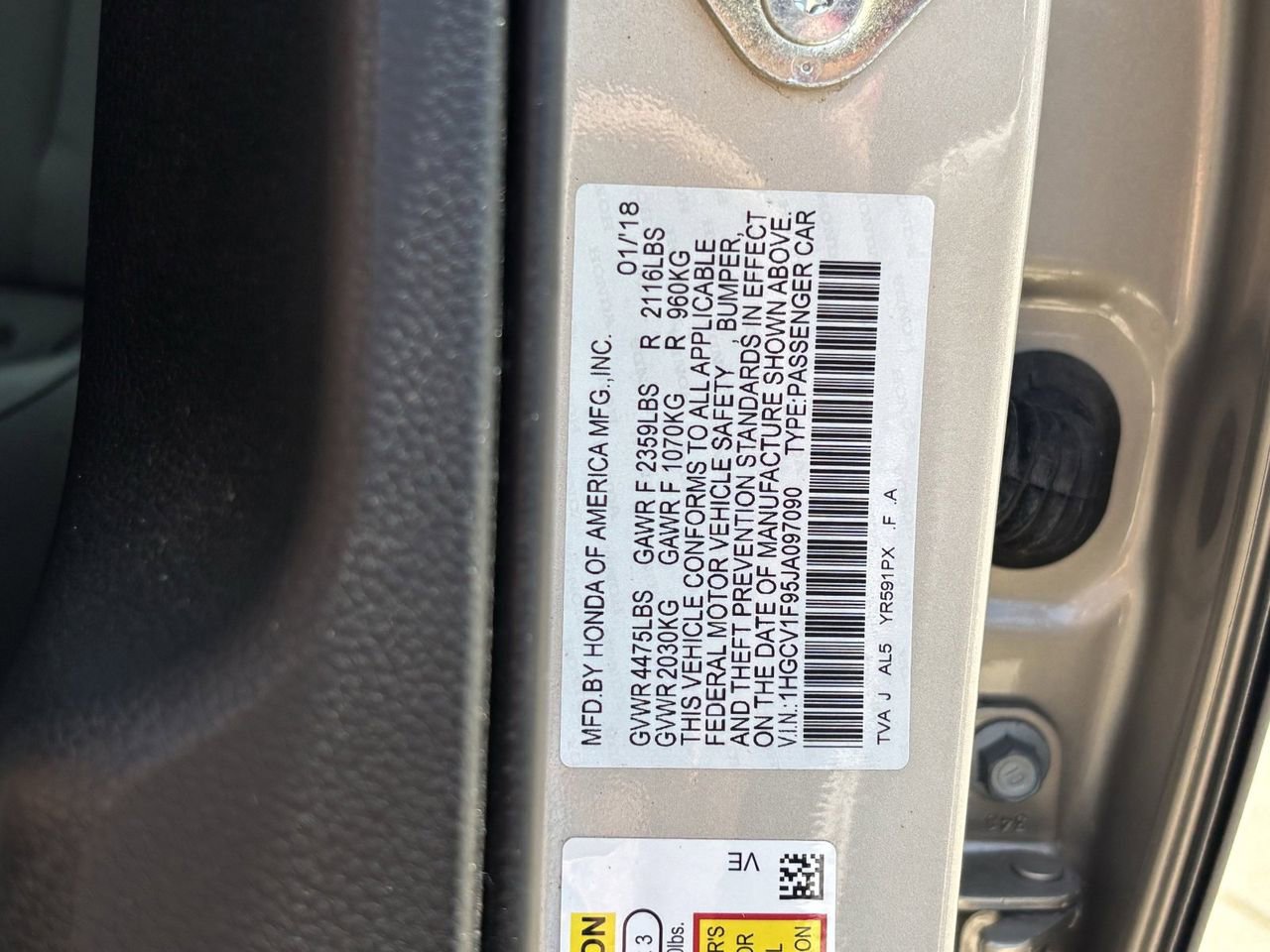 Used 2018 Honda Accord Touring image 31