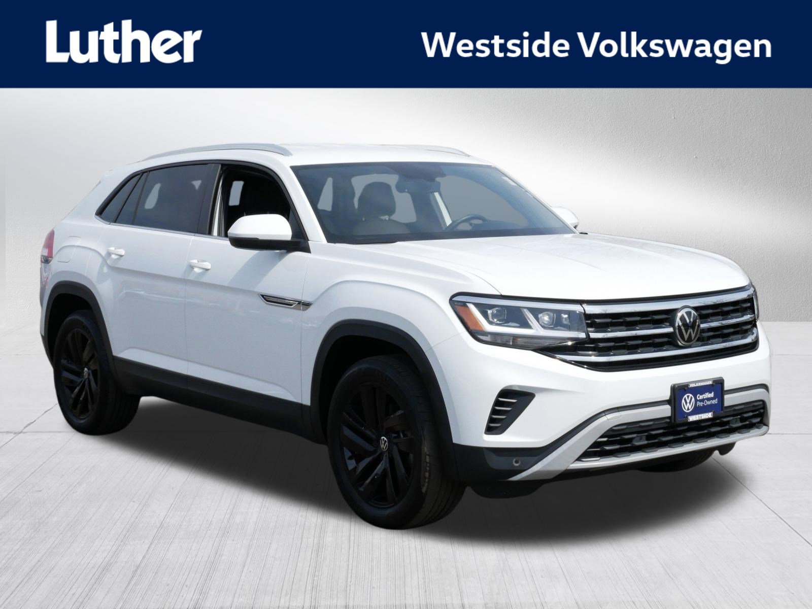 Certified 2023 Volkswagen Atlas Cross Sport SE w/ Black Wheel Package AWD/4WD image 1
