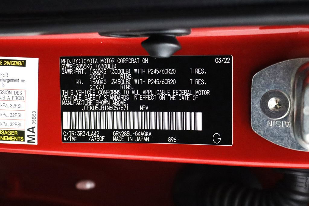 Used 2022 Toyota 4Runner Limited image 28