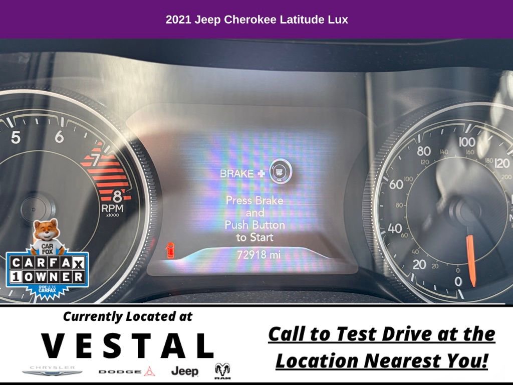 Used 2021 Jeep Cherokee Latitude Lux w/ Comfort/Convenience Group AWD/4WD image 18