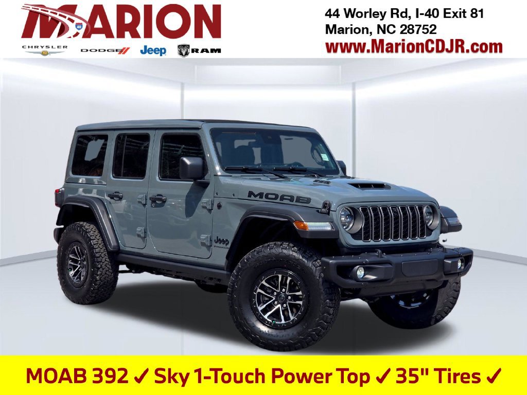 New 2026 Jeep Wrangler Unlimited Rubicon 392 w/ Quick Order Package 27X Moab