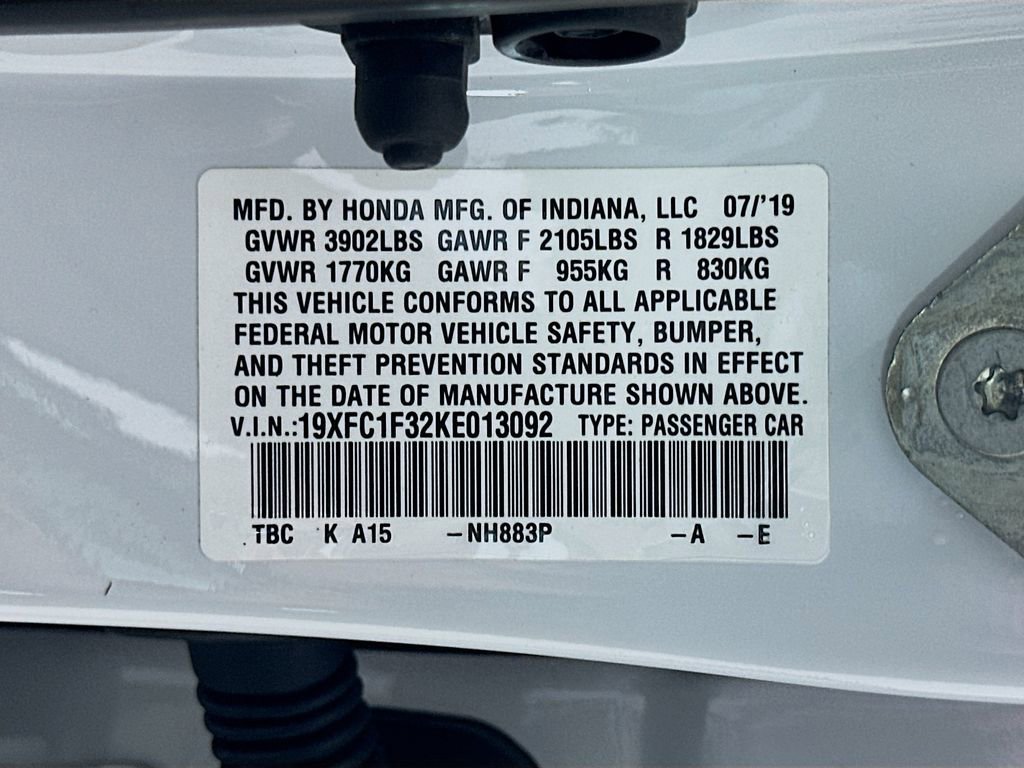 Certified 2019 Honda Civic EX image 32