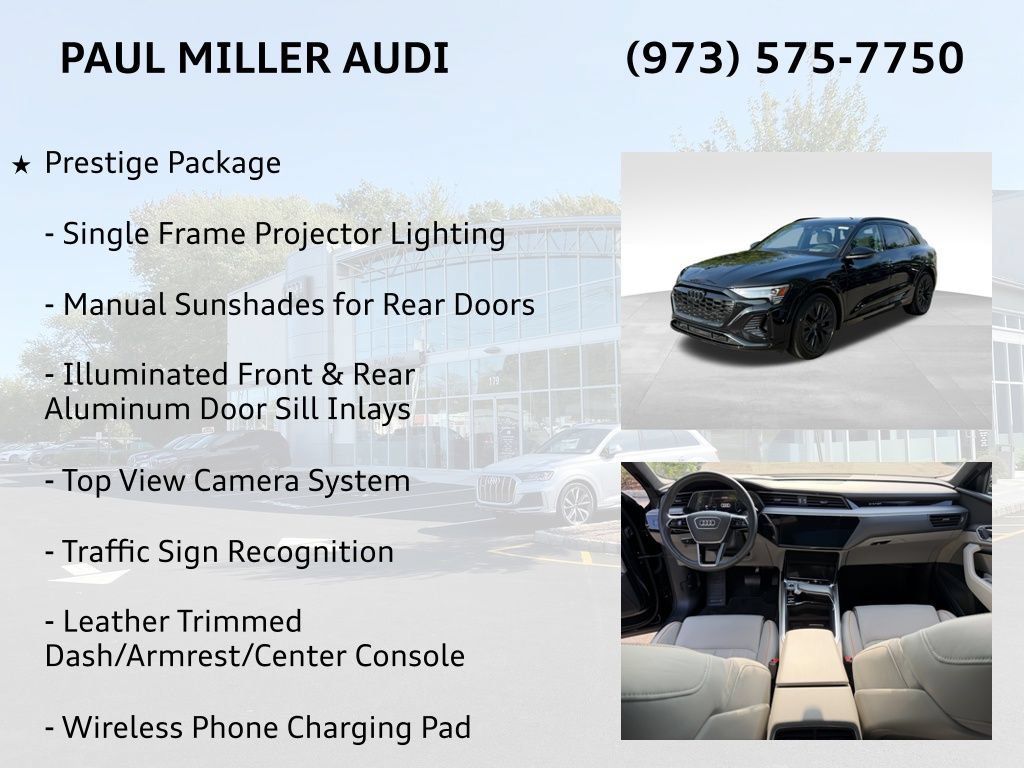 Used 2024 Audi Q8 e-tron Prestige w/ Prestige Package AWD/4WD image 20