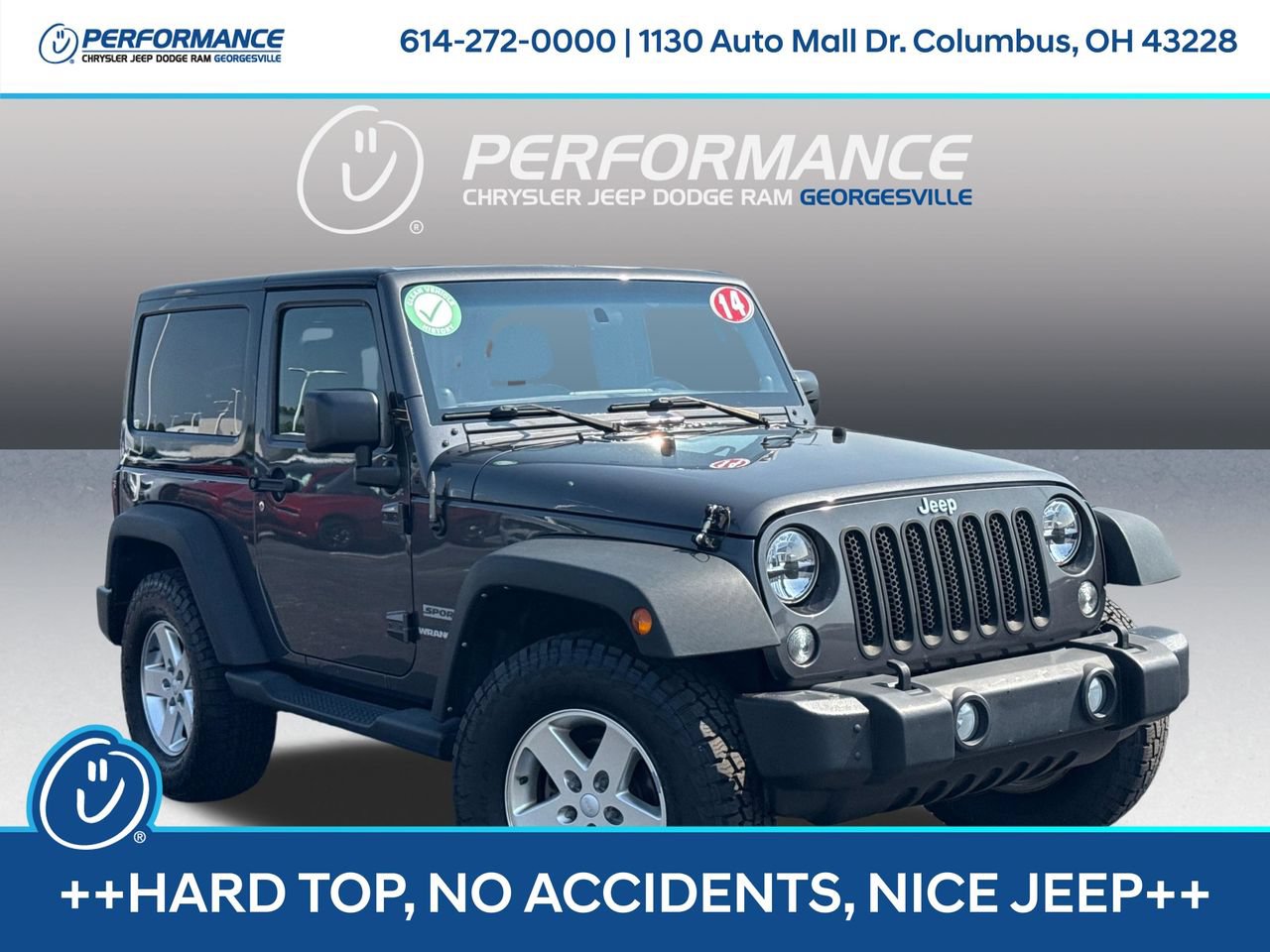 Used 2014 Jeep Wrangler Sport w/ Quick Order Package 24S