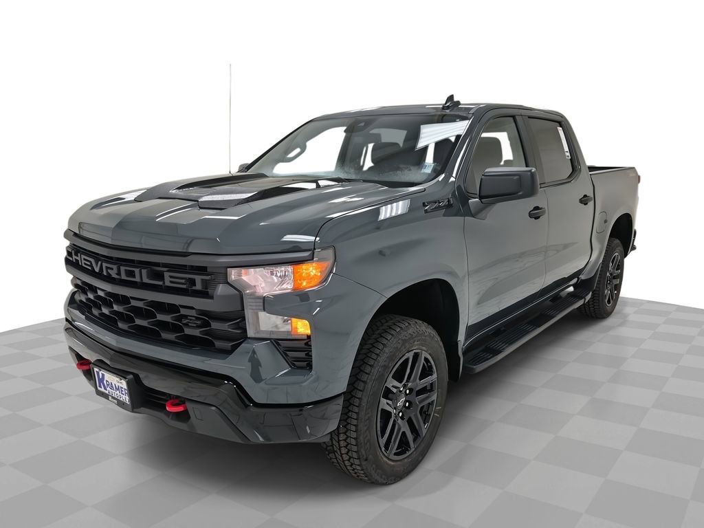 New 2026 Chevrolet Silverado 1500 Custom Trail Boss w/ LPO, Dark Essentials Package