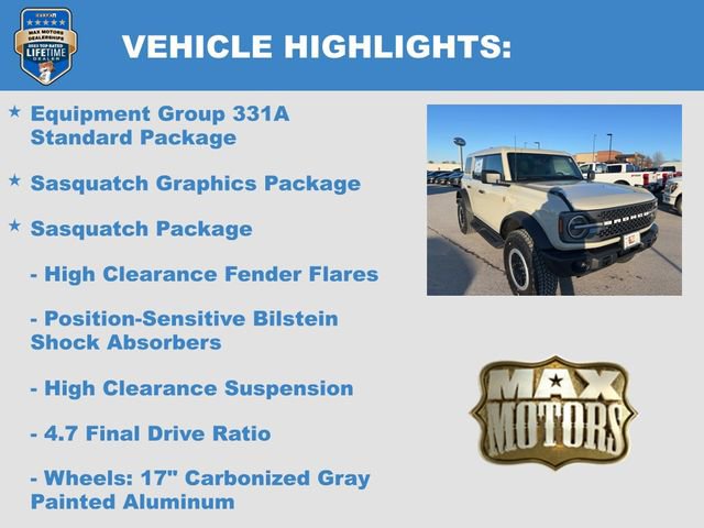 New 2025 Ford Bronco Badlands w/ Sasquatch Package image 6