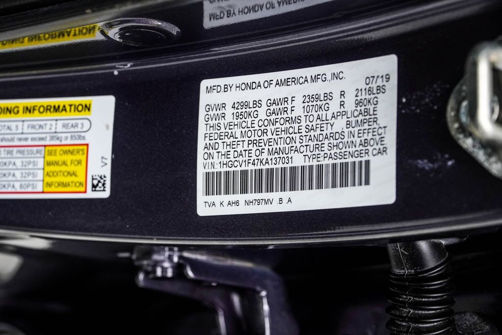 Used 2019 Honda Accord EX image 42