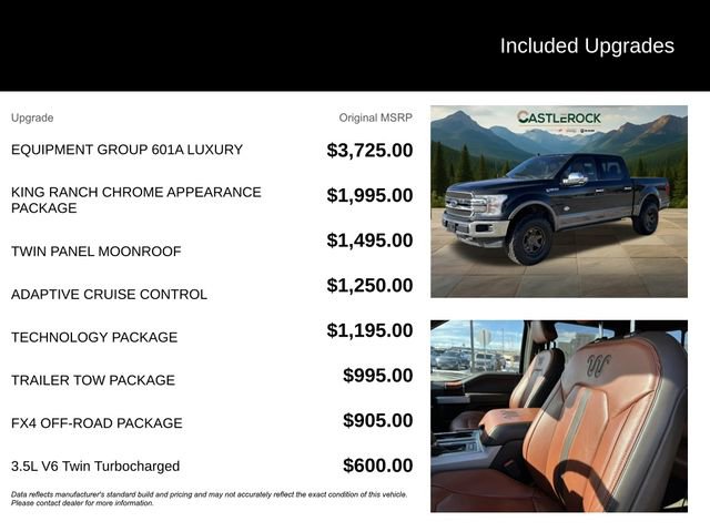 Used 2019 Ford F150 King Ranch w/ Equipment Group 601A Luxury image 5