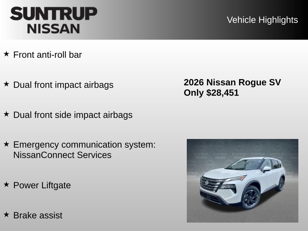 Used 2026 Nissan Rogue SV AWD/4WD image 30