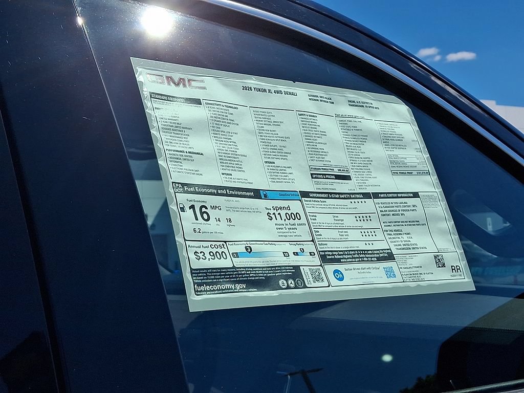New 2026 GMC Yukon XL Denali w/ Denali Reserve Package AWD/4WD image 19