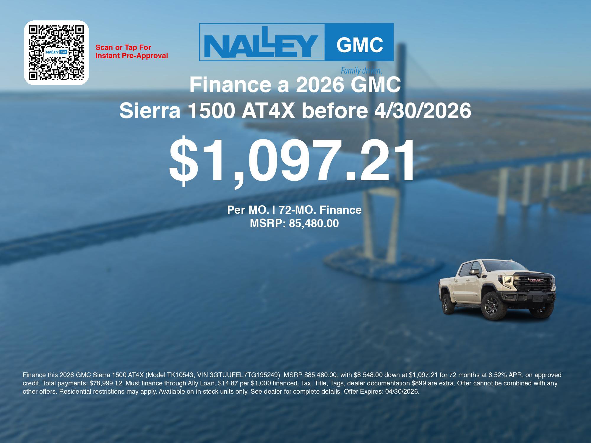 New 2026 GMC Sierra 1500 AT4X image 6