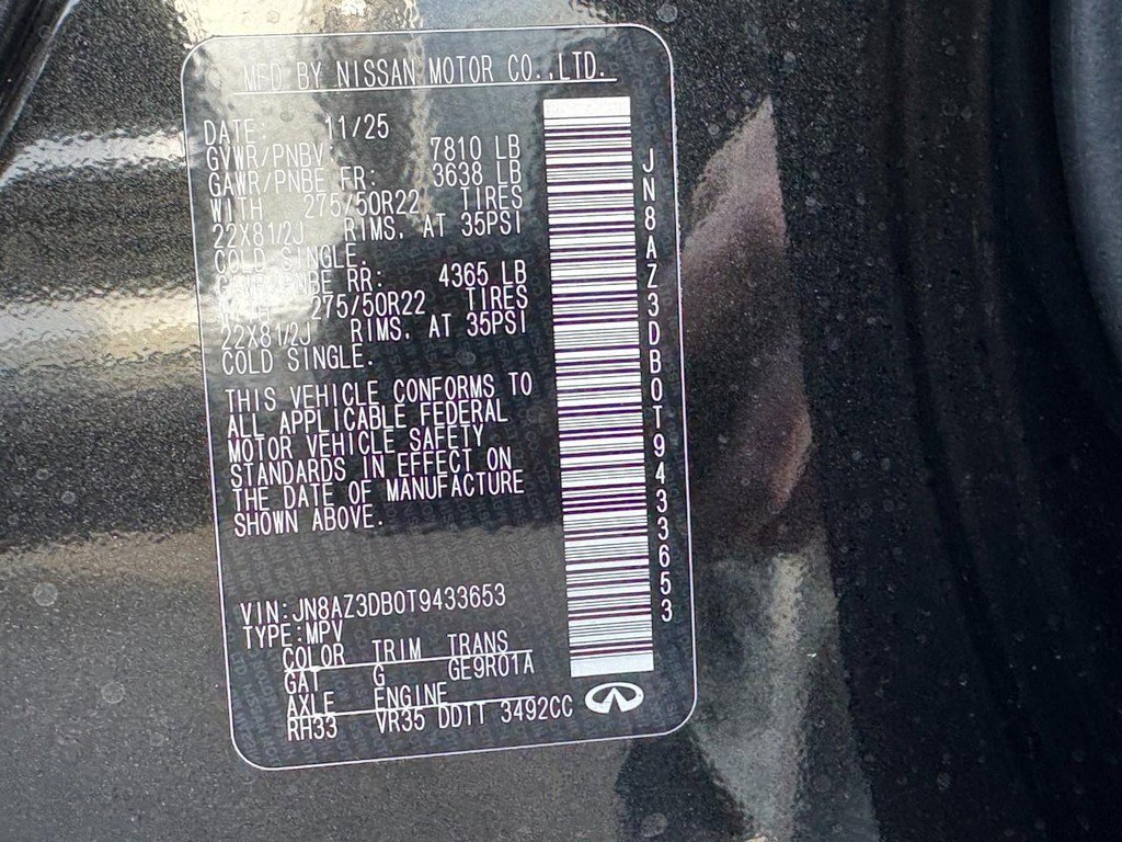 New 2026 INFINITI QX80 4WD image 17