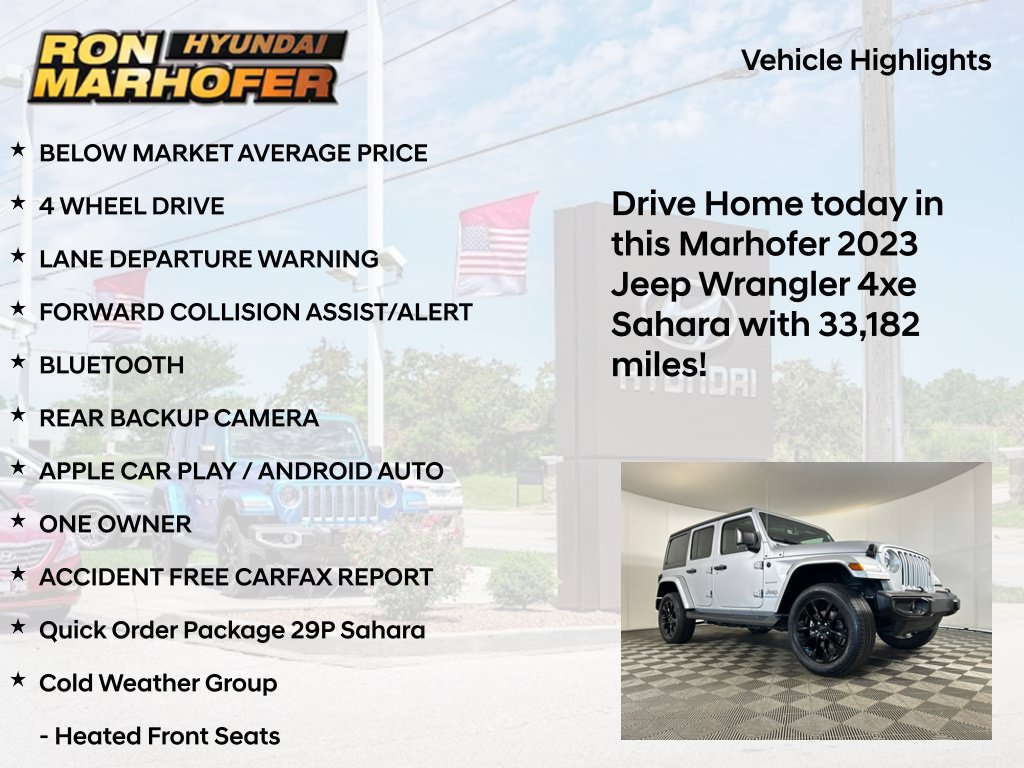 Used 2023 Jeep Wrangler Unlimited Sahara w/ Cold Weather Group AWD/4WD image 15