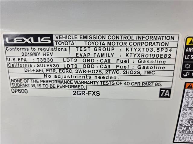 Used 2019 Lexus RX 450h AWD w/ Navigation Package image 20