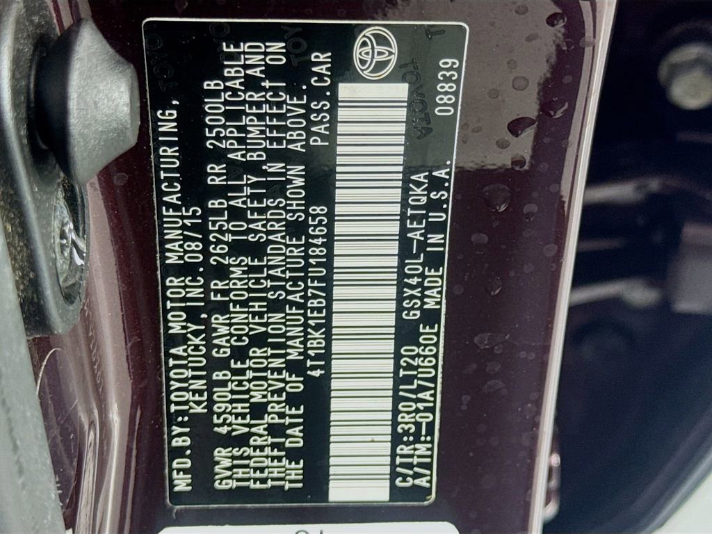 Used 2015 Toyota Avalon XLE Touring image 42